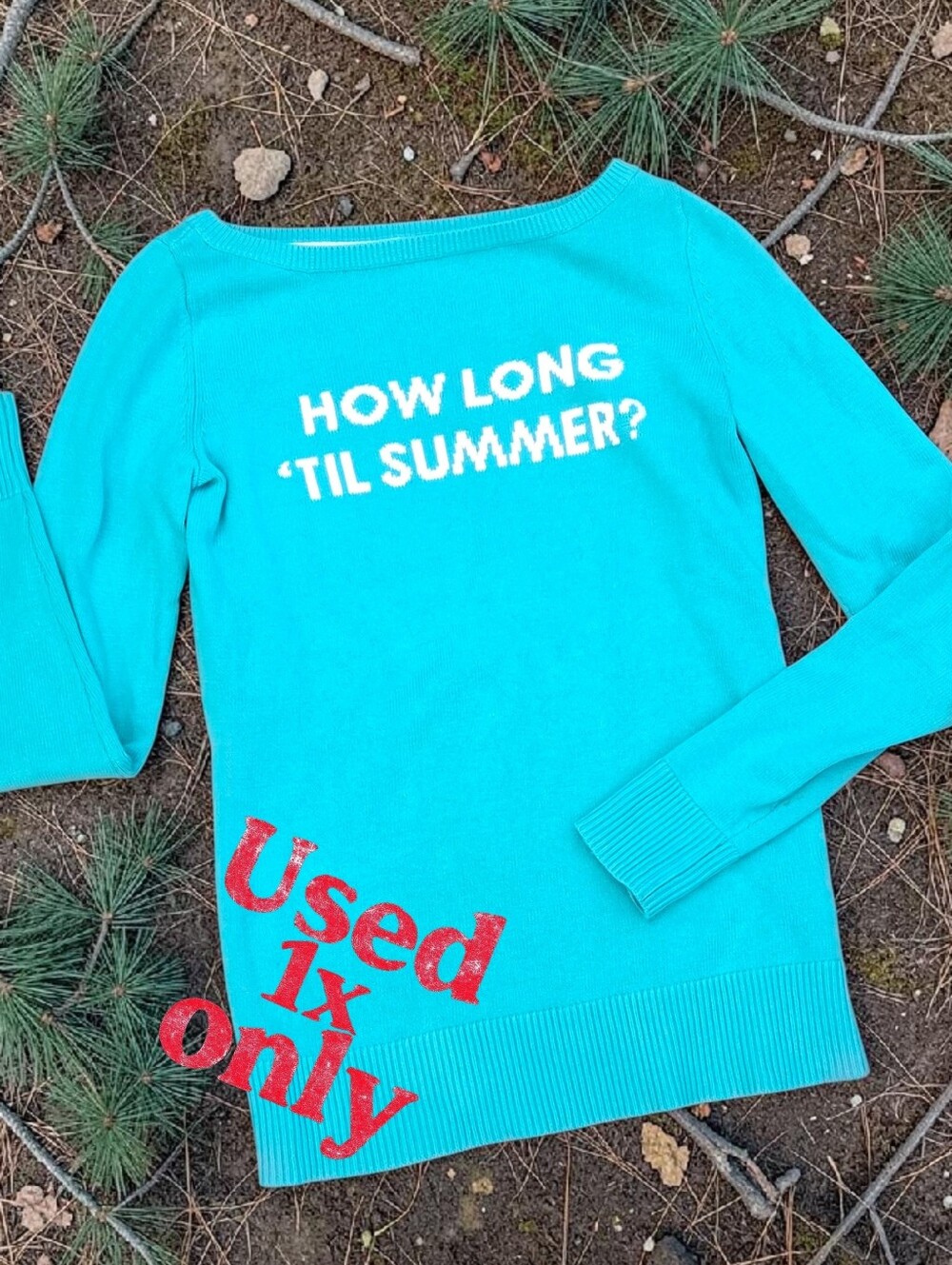 *1538 Lilly Pulitzer How long 'til summer sweater Women XL